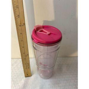 Bubba travel cup pink 24 oz pink lid